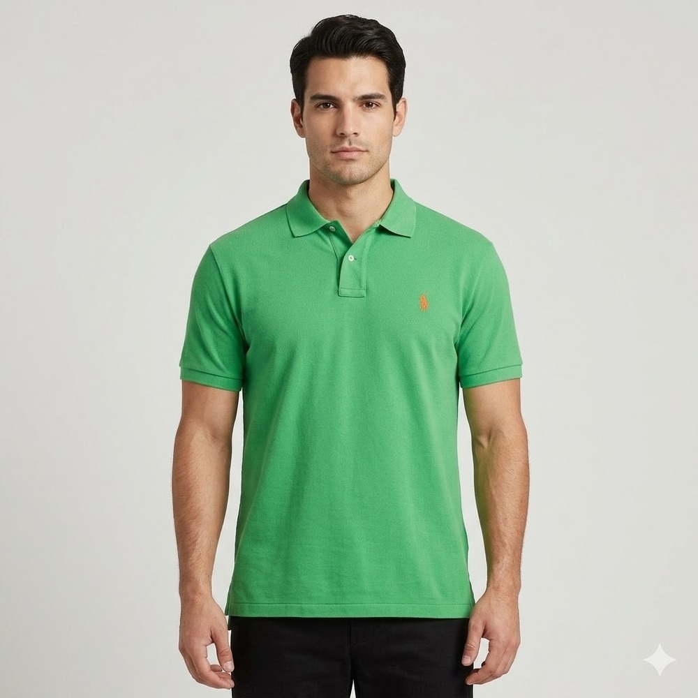 Polo Ralph Lauren Classic Fit Pique Short Sleeve Polo Shirt XXL Green